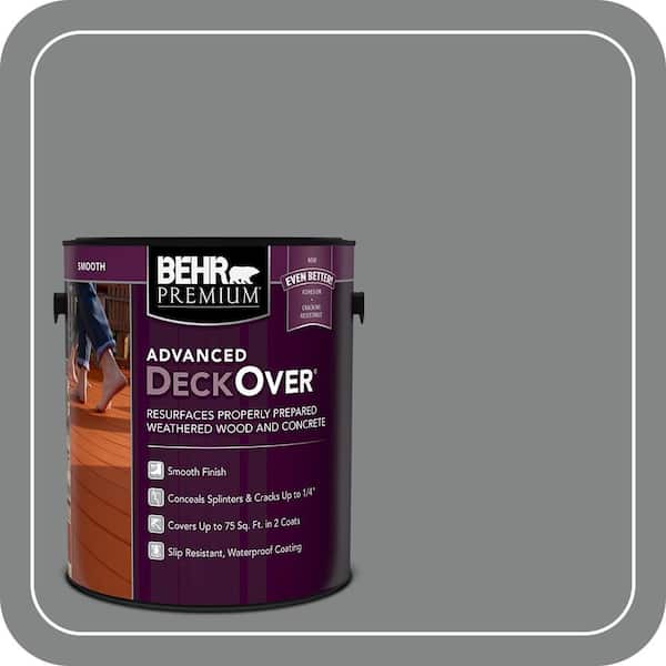 1 gal. #PFC-63 Slate Gray Smooth Solid Color Exterior Wood and Concrete Coating