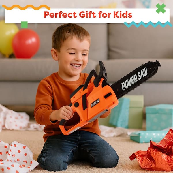 Hey! Play! Pretend Play Toy Chainsaw HW3300015 - The Home Depot