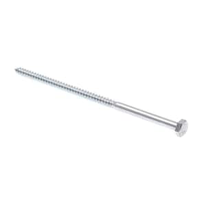 1/4 in. x 6 in. A307 Grade-A Zinc Plated Steel Hex Lag Screws (50-Pack)