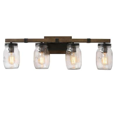 Farmhouse Wall Sconces Lighting The Home Depot