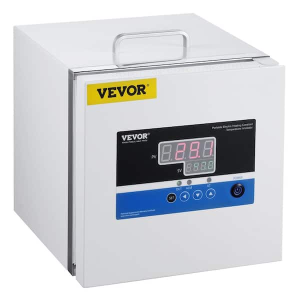 VEVOR Lab Incubator, 6 L, PID Temperature Control 0-65℃, Scientific Digital Incubator, Constant-Temperature Microbiological