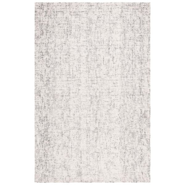 SAFAVIEH Abstract Gray/Ivory 6 ft. x 9 ft. Contemporary Marble Area Rug
