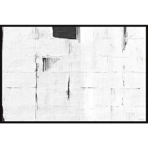 ''Stairway'' by Parvez Taj Floater Framed Canvas Abstract Art Print 40 in. x 60 in.