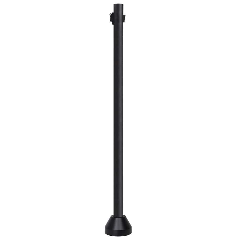 Reviews for SOLUS 6 ft. Black Outdoor Lamp Post with Convenience Outlet