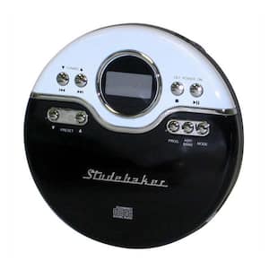 Joggable Personal CD Player with PLL Radio in Black/White
