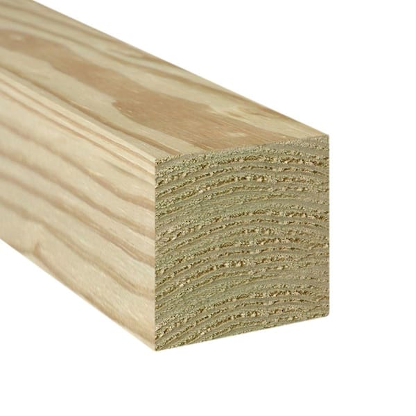 Unbranded 5 in. x 5 in. x 12 ft. Mill Run Pine Pressure-Treated Timber