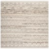 SAFAVIEH Natural Kilim Natural/Ivory 5 Ft. X 5 Ft. Square Geometric ...