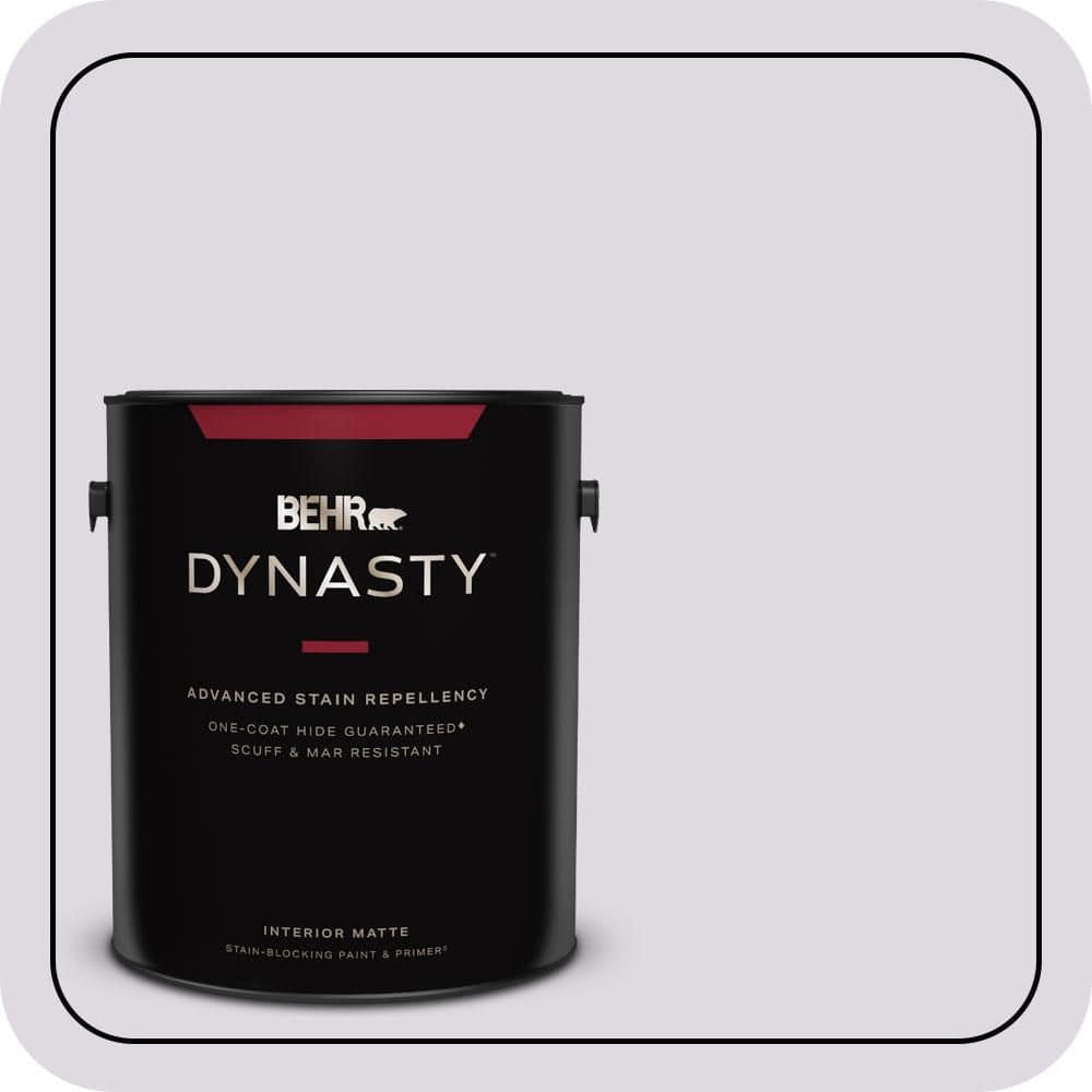 1 gal. #PR-W01 Mystical Mist Matte Interior Stain-Blocking Paint & Primer price history on PriceWatchPro