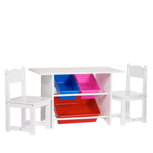 RiverRidge Home 6-Piece White Children's Table and Chair Set
