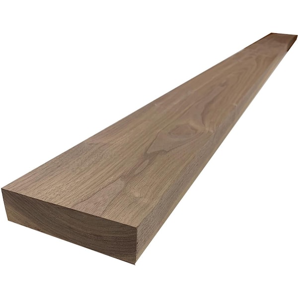 Swaner Hardwood 2 in. x 6 in. x Random Length KD Walnut S4S Board