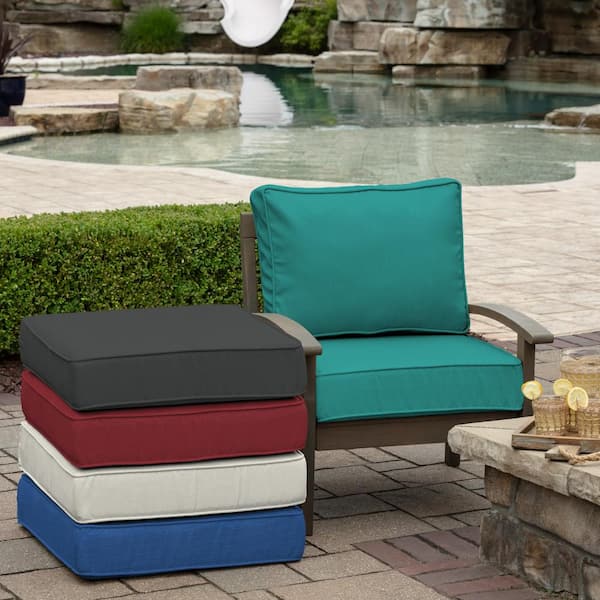 Arden Selections Outdoor Bench Cushion 18 x 46, Surf Teal