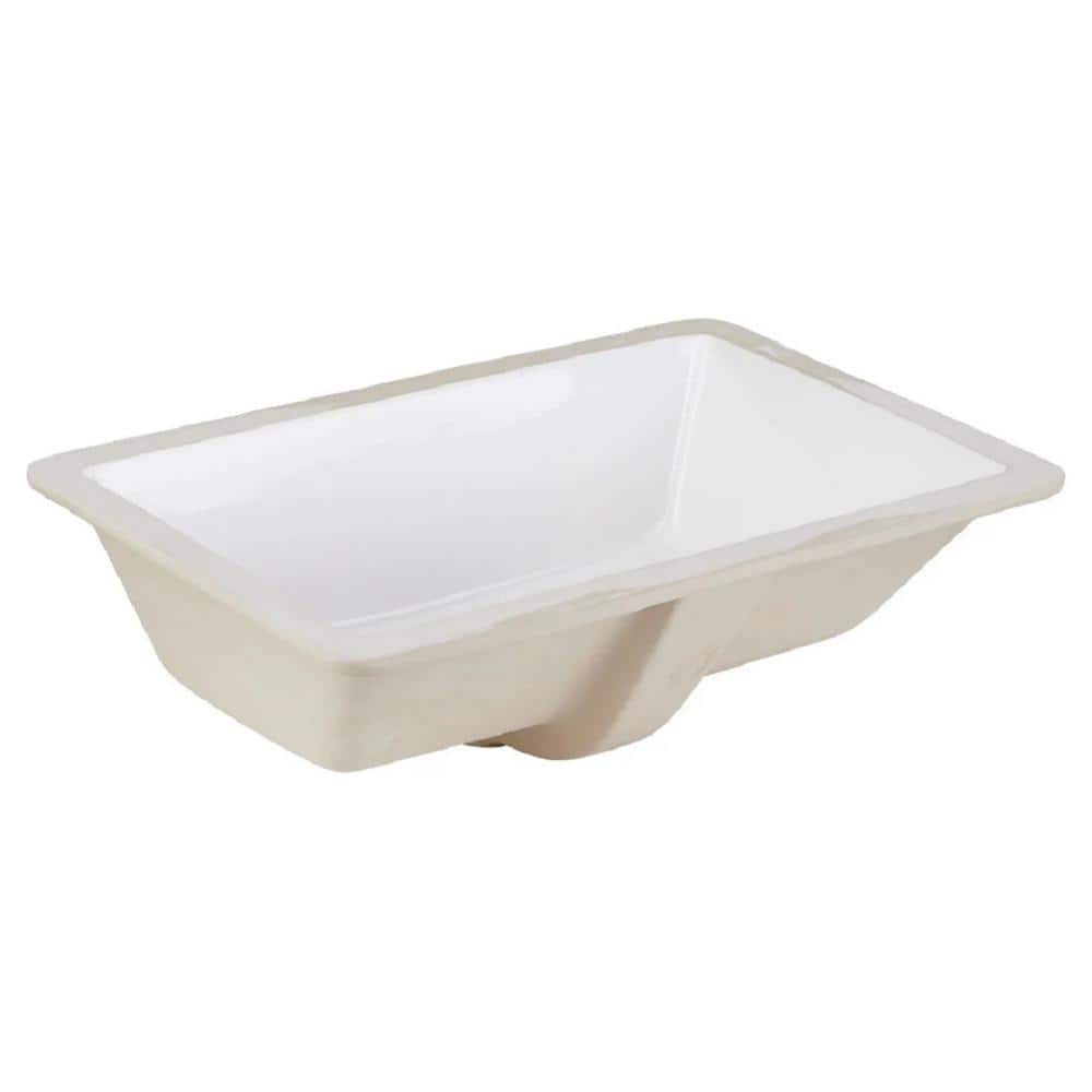 SIGNATURE HARDWARE Sawgrass 21 in. Undermount Bathroom Sink in