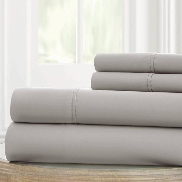 Modern Threads Soft Microfiber Solid Sheets - Luxurious Microfiber Bed  Sheets - Includes Flat Sheet, Fitted Sheet with Deep Pockets, & Pillowcases  Stone California King : : Home