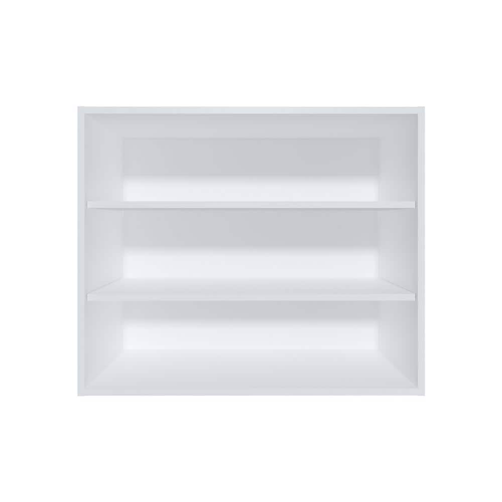 36 in. W x 12 in. D White Modern Decorative Wall Shelf for Bedroom, Living 