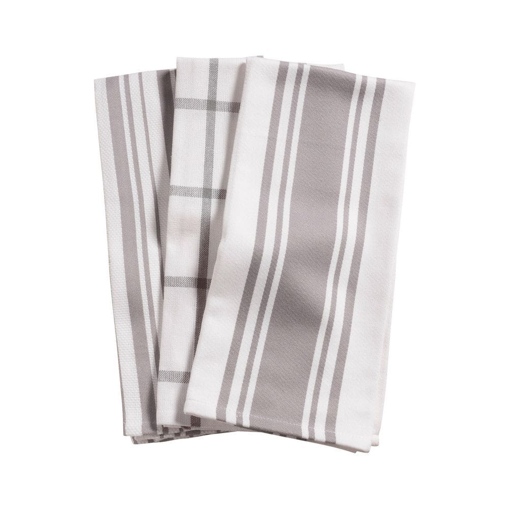 Great Bay Home Cotton Waffle Weave Quick-Dry Towel Set (Hand Towel  (4-Pack), Oatmeal) 