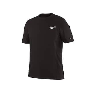 Men's WORKSKIN 3X-Large Black Lightweight Performance Short-Sleeve T-Shirt