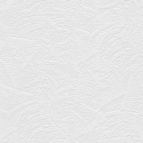 Norwall Textured White Abstract Vinyl Pre-Pasted Paintable Wallpaper Roll (Covers 56 Sq. Ft.)