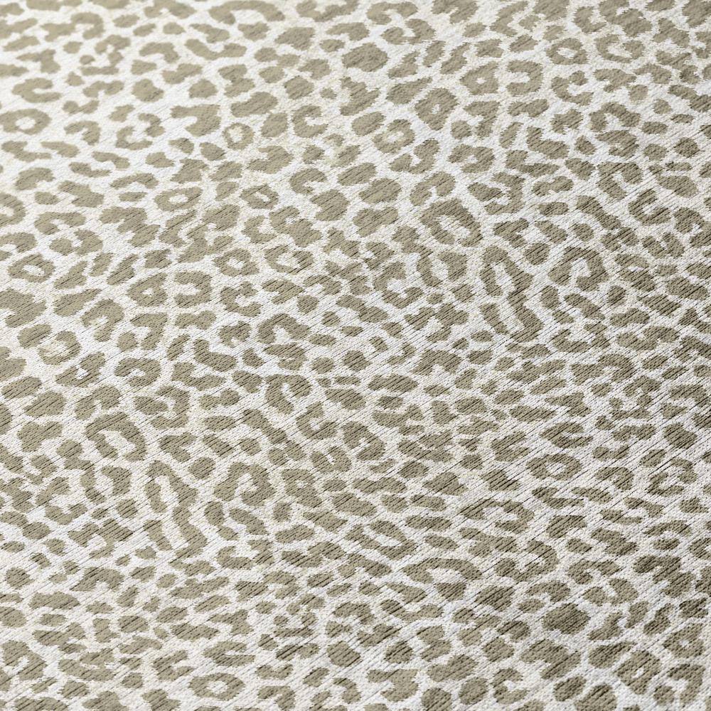 Taupe Chenille Ultra-Soft Flat Woven 3' x 5' Area Rug