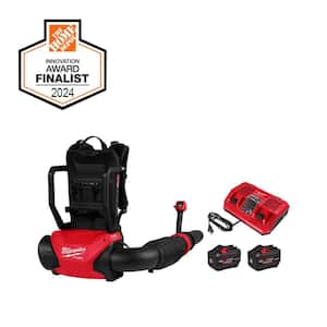 M18 FUEL 155 MPH 650 CFM 18V Brushless Cordless Battery Backpack Blower w/ (2) 12.0 Ah FORGE Batteries, Charger