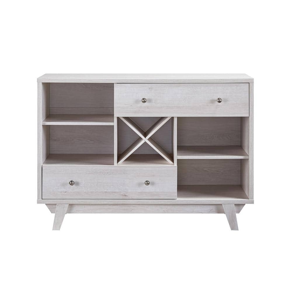 Furniture of America Matilda Weathered Oak Buffet Server with Drawers