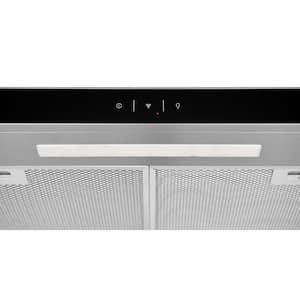 36 in. Convertible Undercabinet Range Hood in Stainless Steel with LED Lighting and Carbon Charcoal Filter