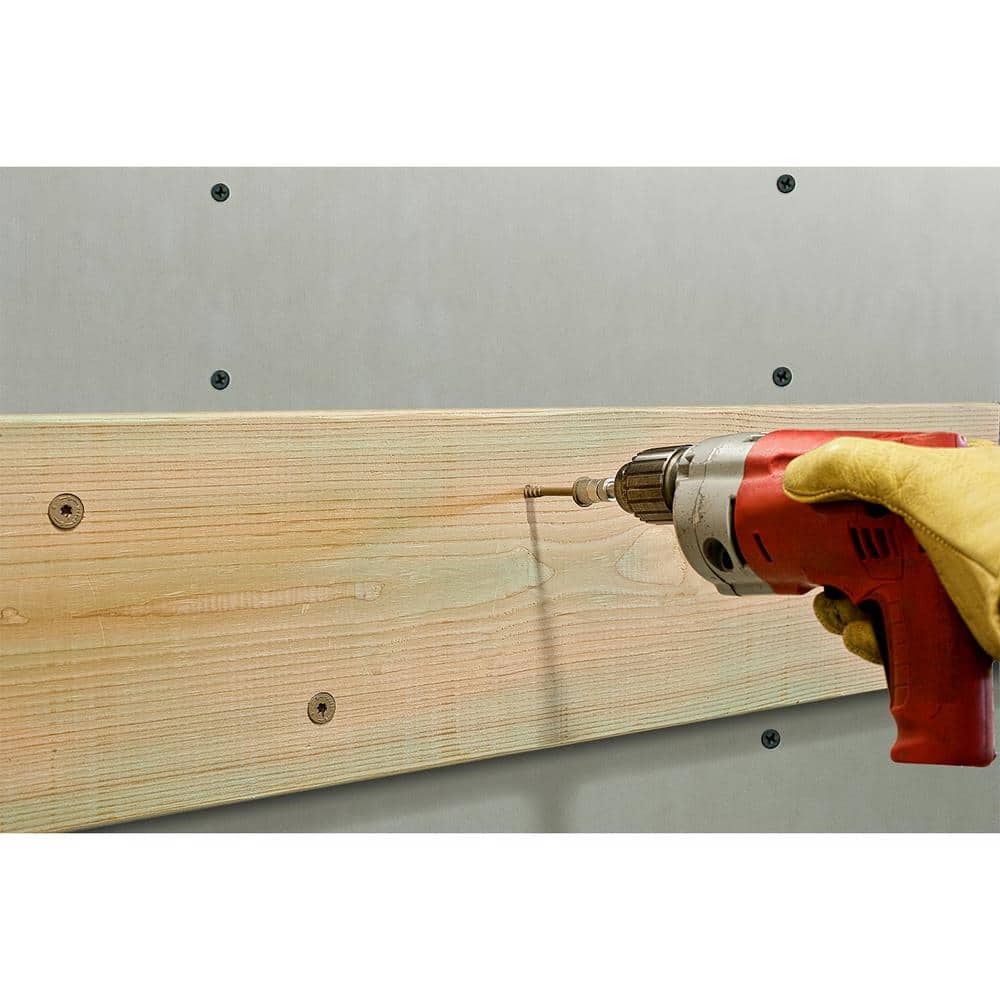 8" Tan Double-Barrier Coated Timber Screws with Star Drive