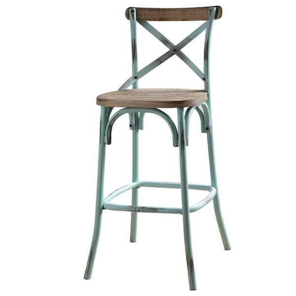 Acme zaire antique online bar chair