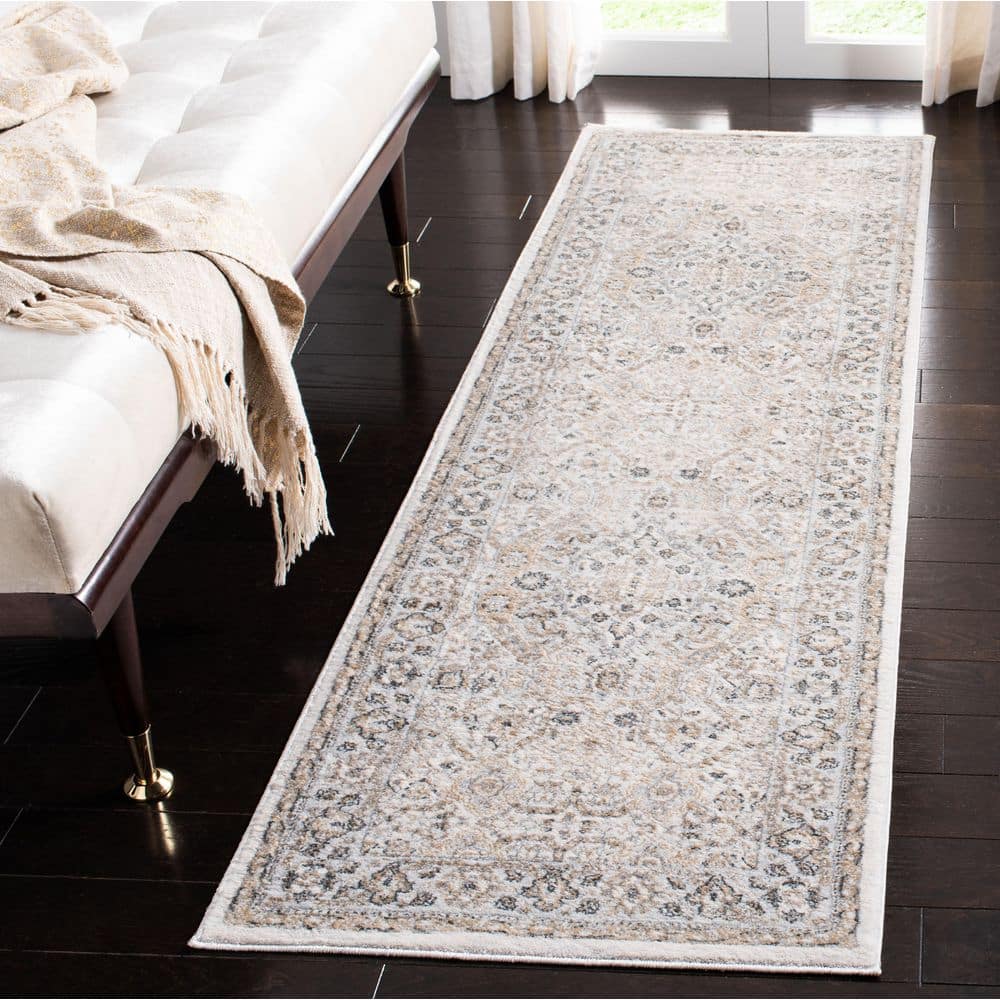 Isabella 2 X 15 Cream/Beige Oriental Runner Rug price history on PriceWatchPro