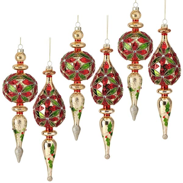 4 in. Glass Honeycomb With Bees Ornament