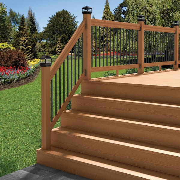 Cedar Deck Railing System for a Robust Wood Porch or Deck