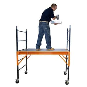 6 ft. x 6 ft. x 2.4 ft. Multi-Use Drywall Baker Scaffolding with 1000 lbs. Capacity and Anti-Slip Platform