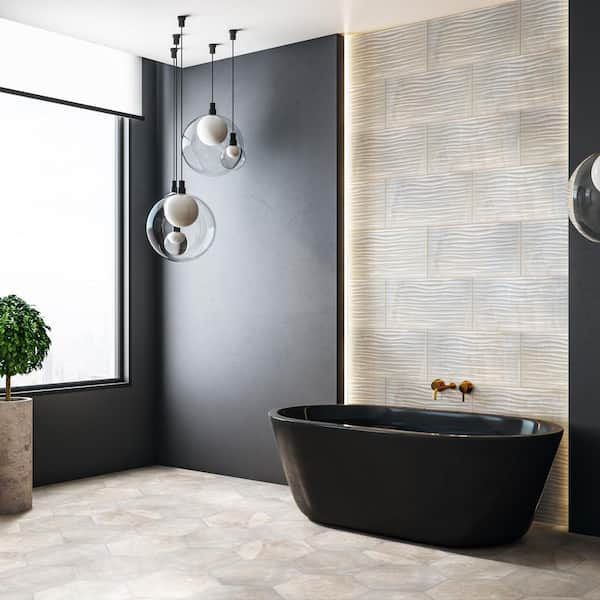 Deco Dubai Pearl 12-1/2 in. x 24-1/2 in. Porcelain Wall Tile (10.7 sq. ft./Case)