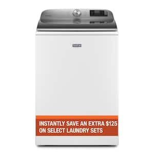 5.2 cu. ft. Smart Capable White Top Load Washing Machine with Extra Power, ENERGY STAR