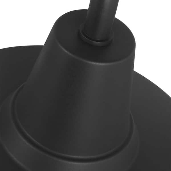 Generation Lighting - Barn Light Extra Large StoneStrong Textured Black Modern Farmhouse Outdoor Wall Lantern Sconce