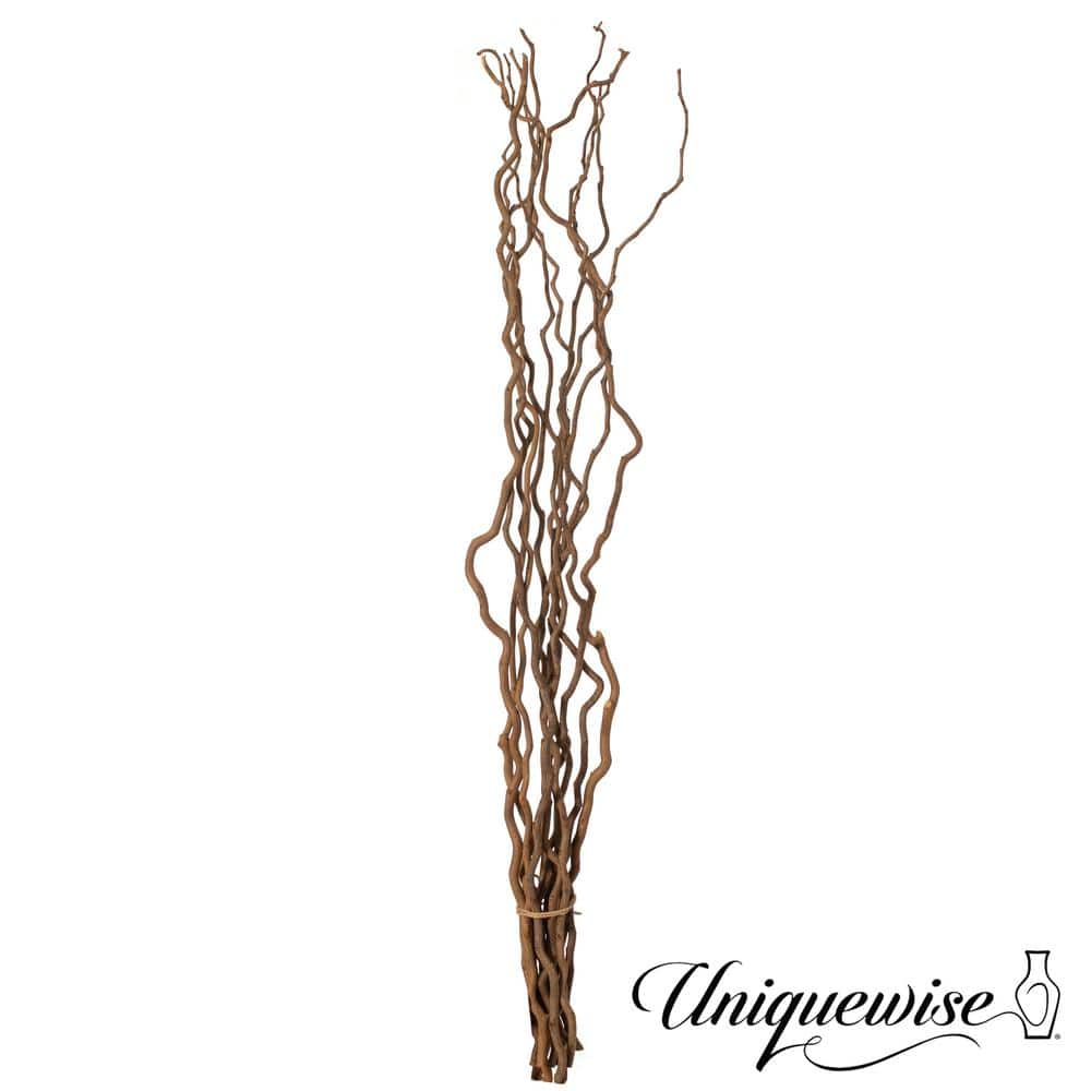 Uniquewise 59 in. Natural Decorative Dry Branches Authentic Mulberry Sticks for Home Decoration and Wedding Craft