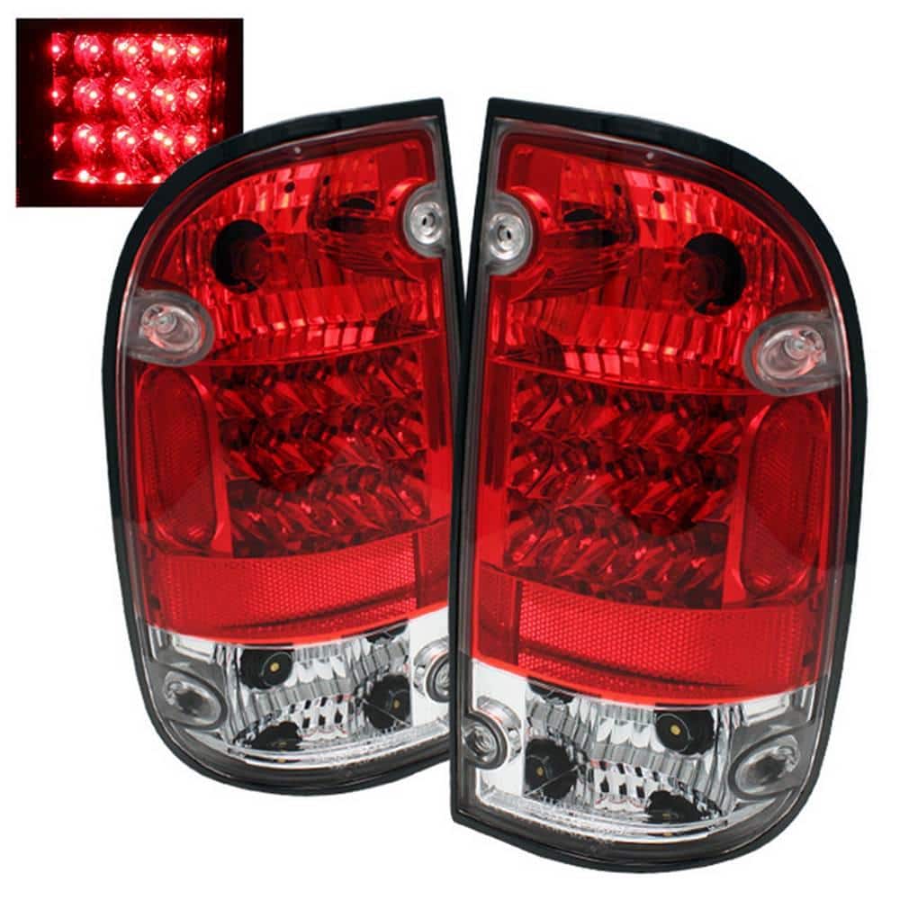 Spyder Auto Toyota Tacoma 01-04 LED Tail Lights - Red Clear