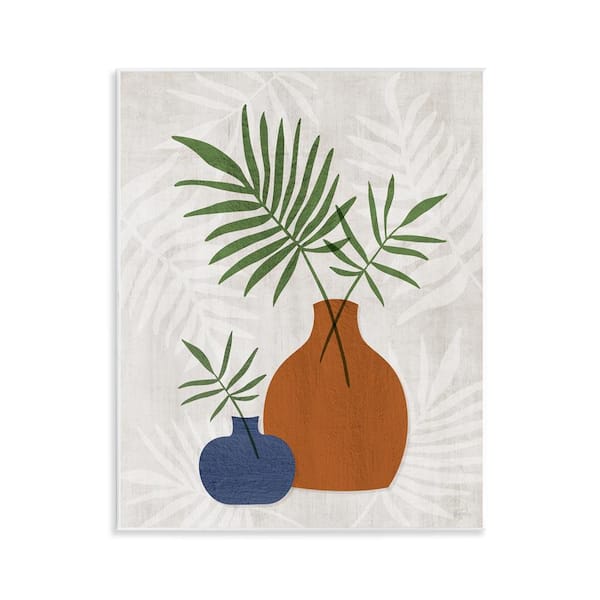 Stupell Industries Boho Botanical Vases by Natalie Carpentieri Unframed Nature Graphic Art Print 14 in. x 11 in.