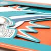 Miami Dolphins Set of Retired Numbers 3D Signs ART Florida 