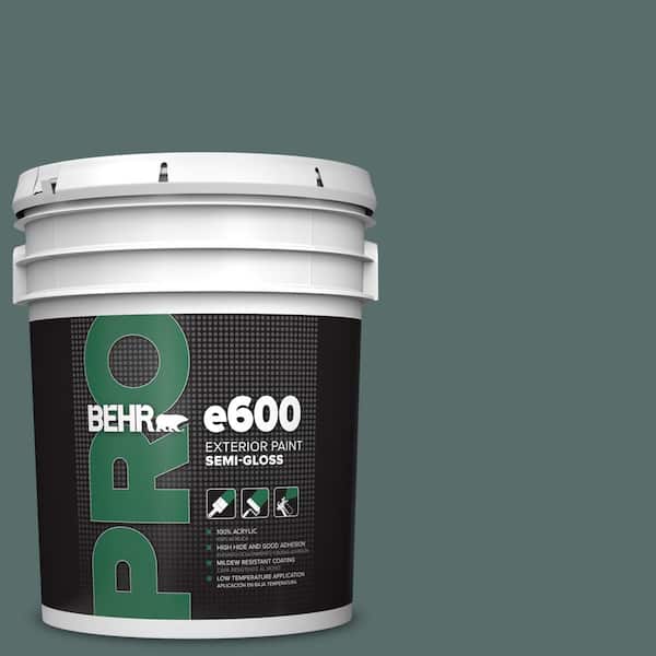 5 gal. #N430-6A Hidden Gem Semi-Gloss Exterior Paint