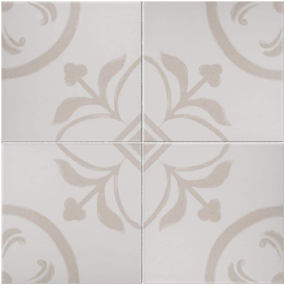 Memory Soft Beige Square 5.9 in. x 5.9 in. Matte Porcelain Floor and Wall Tile (6 sq. ft. /Case) price history on PriceWatchPro