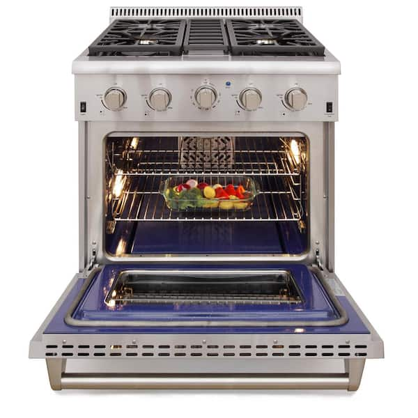 30 Stainless Steel Pro-Style Gas Range, PRGR34550SS