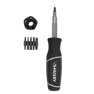 Black+Decker BDHT68127 Multi Ratcheting Screwdriver 10 Bit Set –