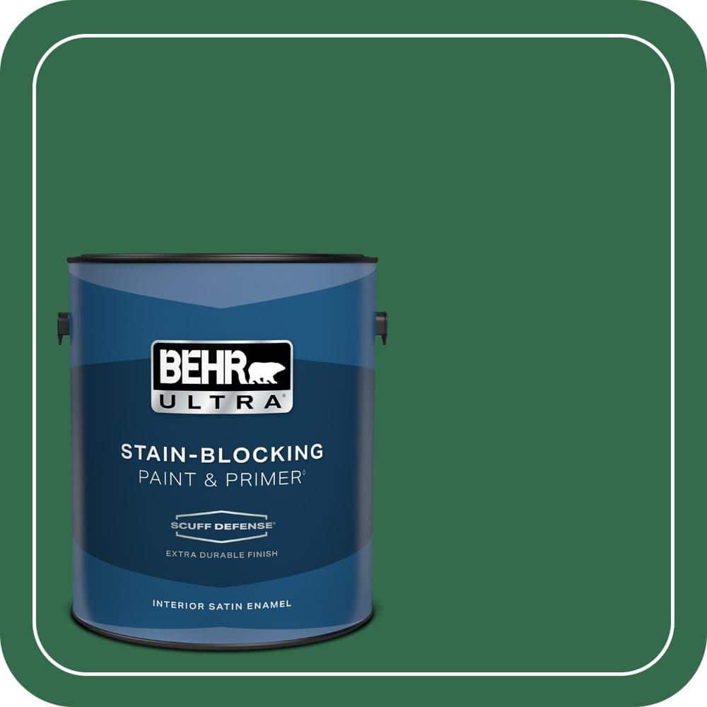 1 gal. #S-H-460 Chopped Chive Extra Durable Satin Enamel Interior Paint & Primer price history on PriceWatchPro
