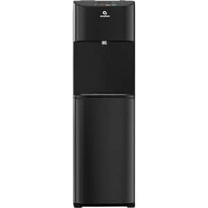 Electric Bottleless Water Cooler Water Dispenser - 3 Temperatures, Self Cleaning Black Stainless Steel