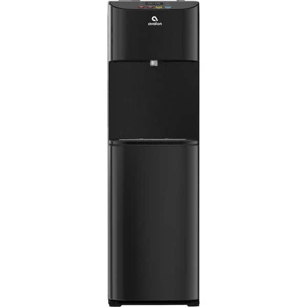 Avalon Electric Bottleless Water Cooler Water Dispenser - 3 Temperatures, Self Cleaning Black Stainless Steel