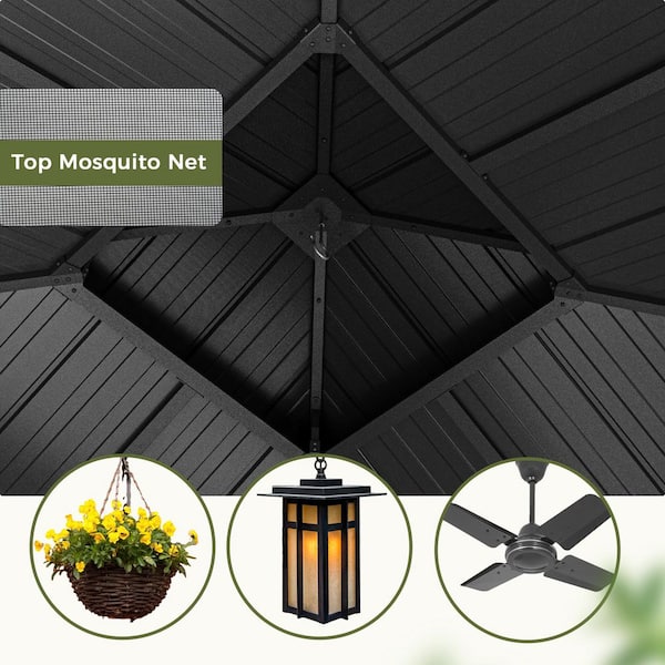 Have a question about EGEIROSLIFE 12 ft. x 12 ft. Gray