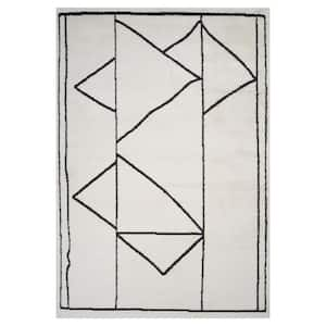 Mulan Ivory 2 ft. x 3 ft. Moroccan Area Rug