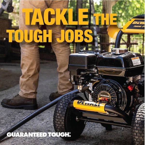 DEWALT - 3600 PSI 2.5 GPM Cold Water Gas Professional Pressure Washer with HONDA GX200 Engine