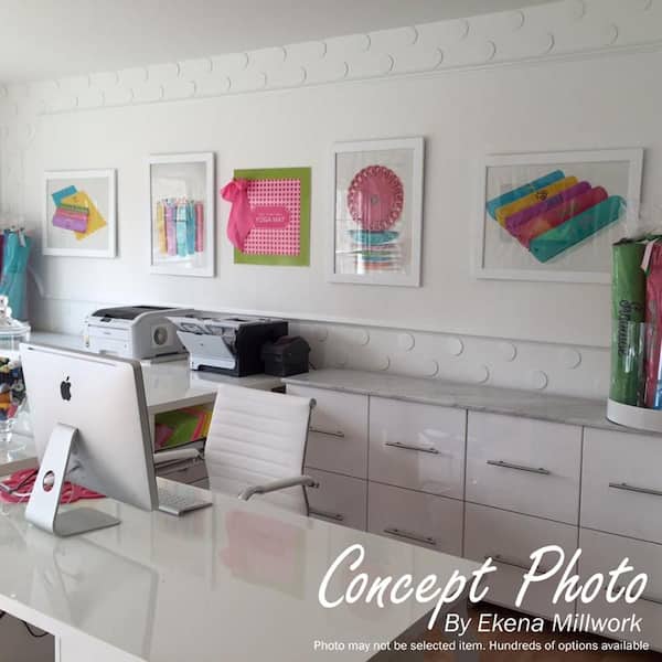 Ekena Millwork - 3/8 in. x 3 in. x 94-1/2 in. Polyurethane Fluted Panel Panel Moulding