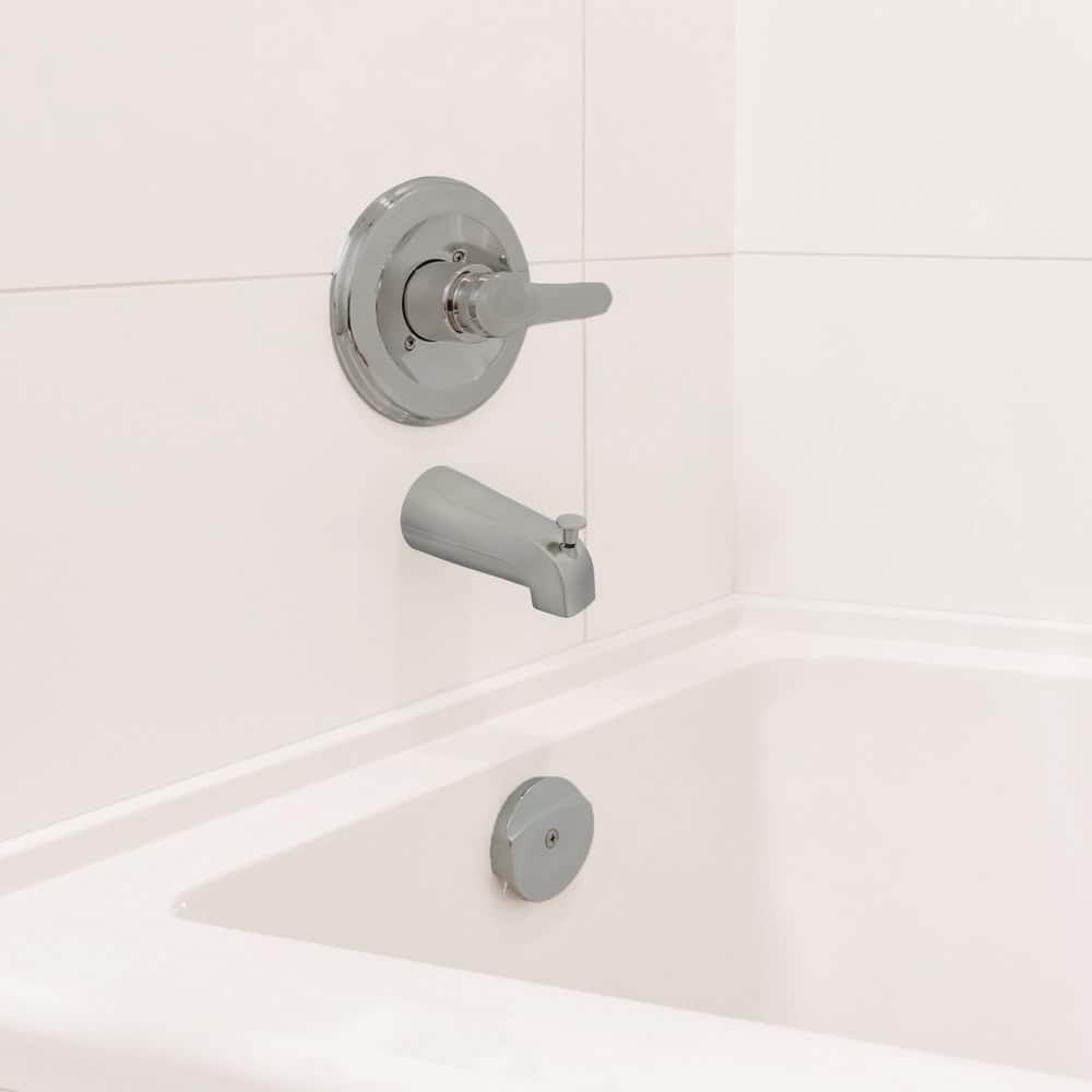 Brushed Nickel Universal Tub Spout with Diverter
